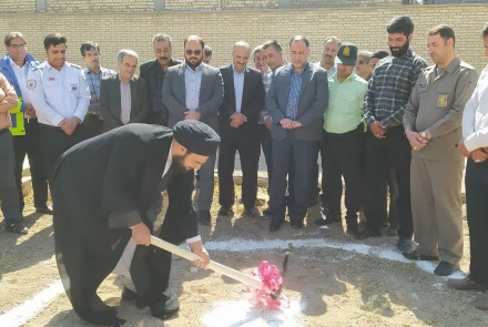 کلنگ زنی مرکز نیسیان