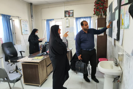 بازدید تیمی معاون بهداشتی