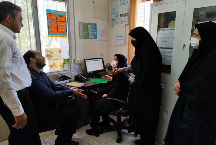 بازدید تیمی معاون بهداشتی