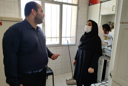 بازدید تیمی معاون بهداشتی